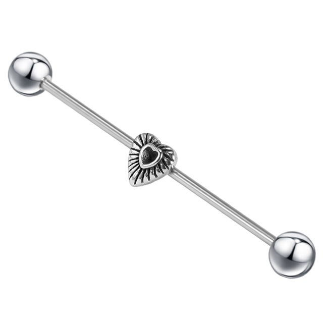 Stainless Steel Love Couple Popular Industrial Barbell Nails Wholesale