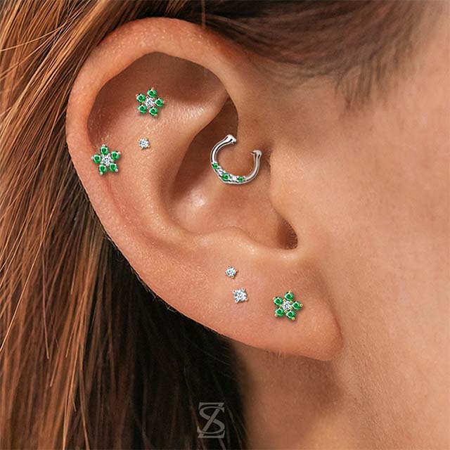 Helix Piercing Jewelry Professional Ear Piercing Factory Design