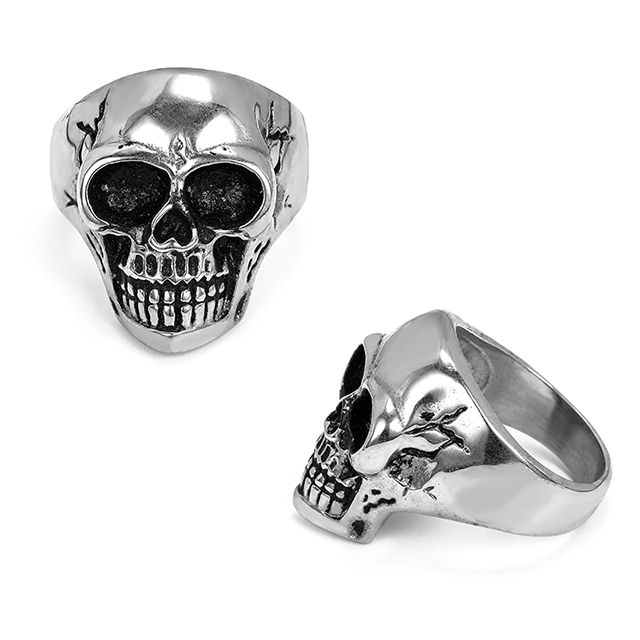 Stainless Steel Skull Rings For Men Factory Directly Sale